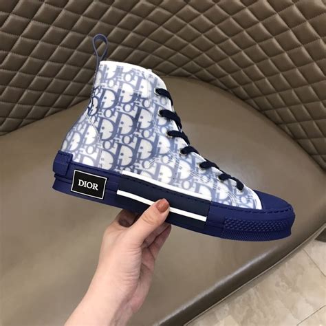 christian dior high tops blue|Dior b23 high top price.